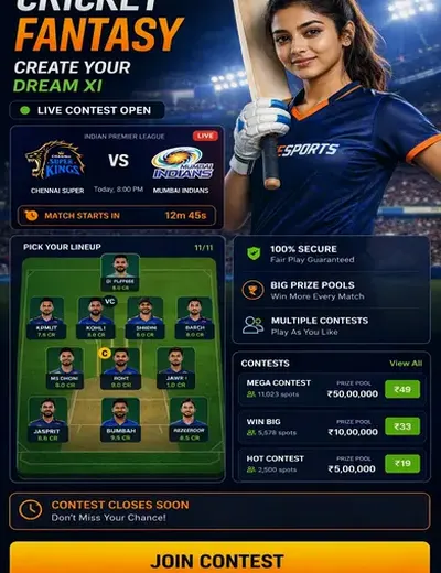 Betodd518 (bet odd 518) fantasy cricket & matchday visual 3